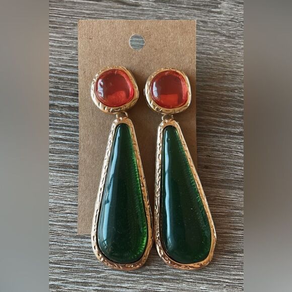 Bohemian earring drops A332 - Picture 4 of 5